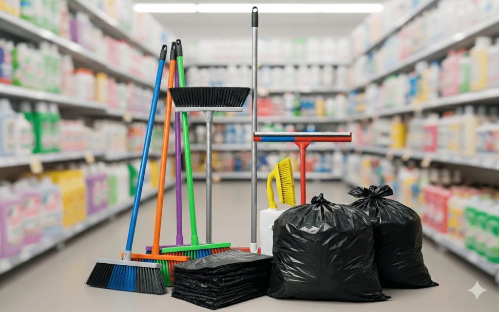 Sacos reforçados para diferentes capacidades e cores, ideais para coleta seletiva e resíduos industriais ou comerciais.